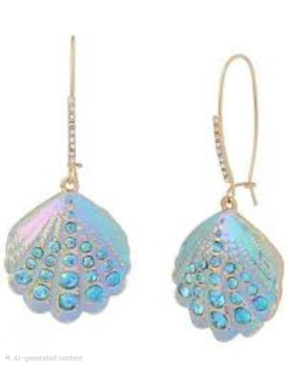 BETSEY JOHNSON Mermaid Drop Earrings